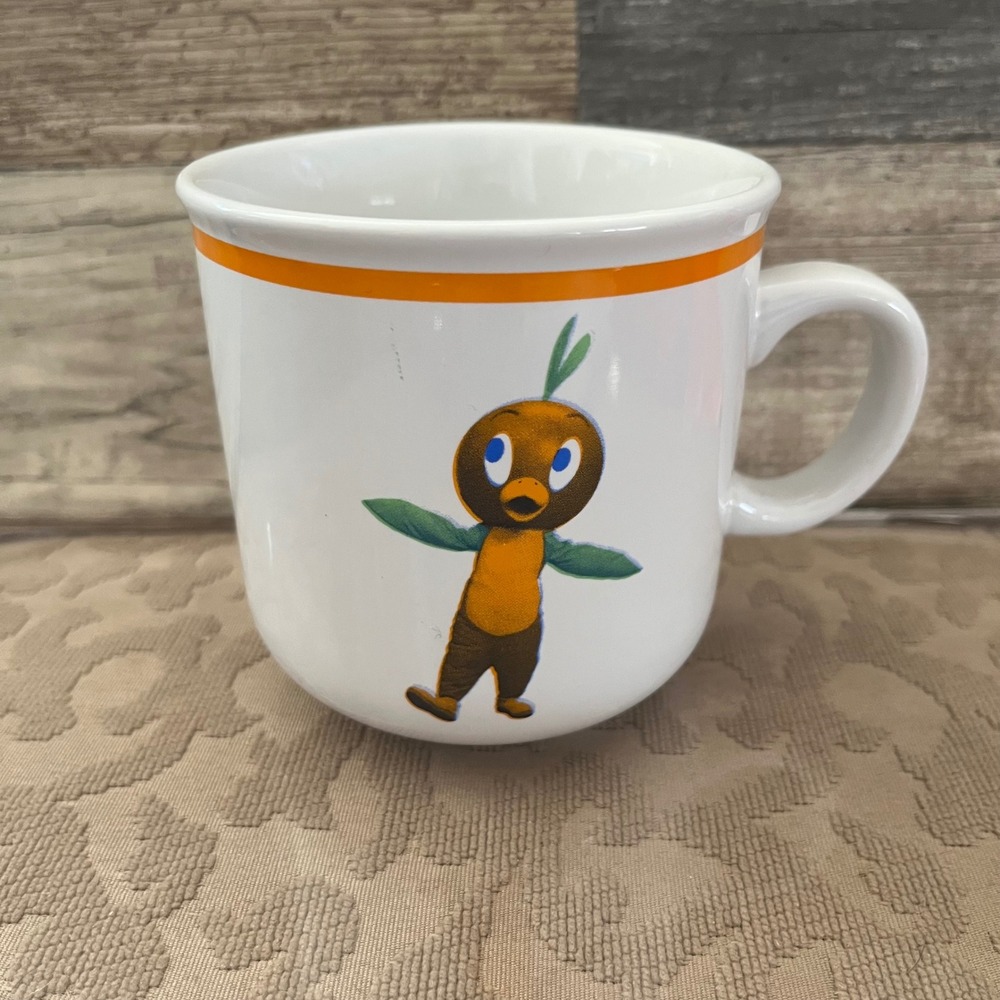 Disney EPCOT Flower & Garden Festival 2026 Orange Bird Coffee Mug White Ceramic